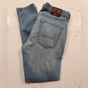 Hollister Men's Super Skinny Stretch Light Wash Jeans 33” x 30”